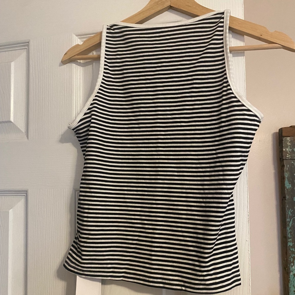 Striped crop top